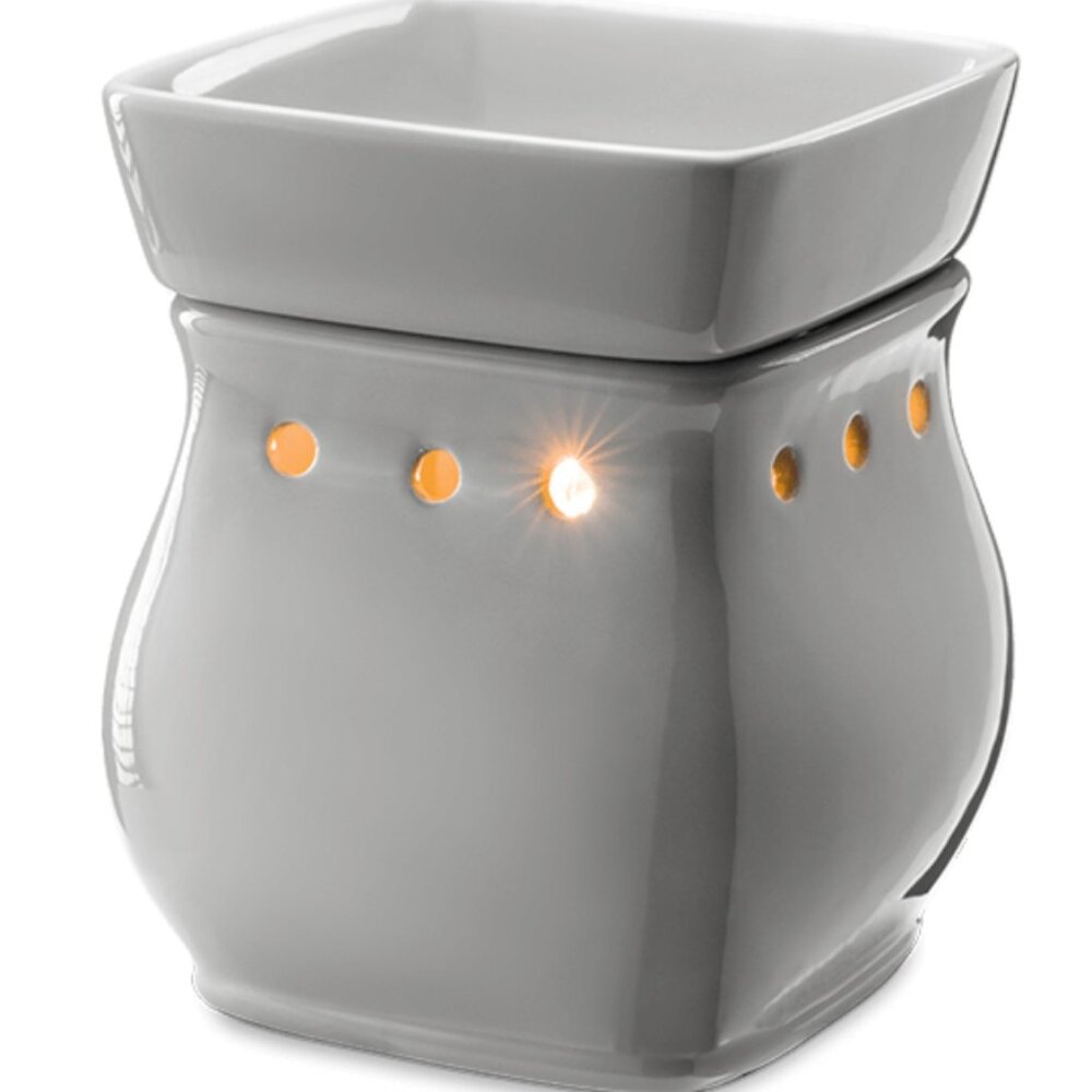 Scentsy Classic Curve - Gloss Gray Wax Warmer